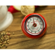 Retro Kitchen Timer with Magnet, Red