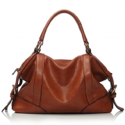 European Style Retro Classical Pure Color Handbag