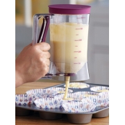 Cake Batter Dispenser With Measuring Label