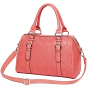 Sweet Candy Color Diamond Check Handbag Shoulder Bag