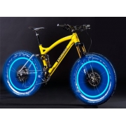 LED Flash Tyre Wheel Valve Cap Light for Car Bike bicycle Motorbicycle Wheel Light Tire Light BLUE-GREEN-COLORFUL (Pack of 4)