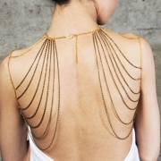 Punk Style Multilayer Tassels Body Chain