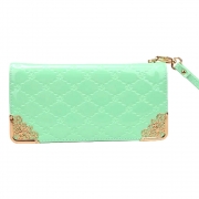 Multi Color Fashion Embossing Women Clutch Zipper Wallet