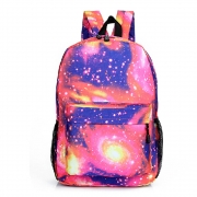 Fashion Starry Sky Unisex Canvas Backpack Travel Bag
