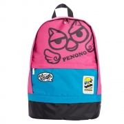 Fashion Contrast Color Cartoon Printed Backpack