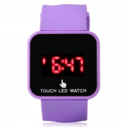 Unisex Silicone Watch Band Touch LED Watch