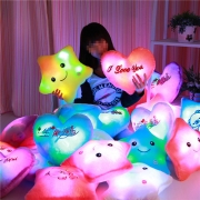 Colorful Glow LED Luminous Light Music Pillow Cushion