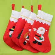 Cute Santa Claus Snowman Pattern Christmas Socks-Pattern Random