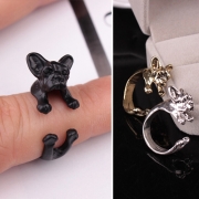 Fashion Animals Dog Shaped Open Ring