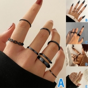 Fashion 7-piece Ring Set