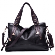 Fashion Contrast Color Handbag Shoulder Messenger Bag