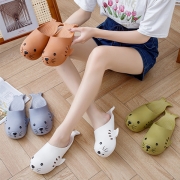 Cute Cartoon Seal Shape PVC Slip-on Shoes/Slippers