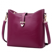 Fashion Solid Color Shoulder Messenger Bag
