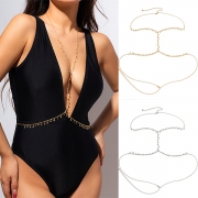 Fashion Rhinestone Body Chain