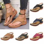 Fashion Artificial Leather PU Thong Sandals