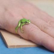 Cute Frog Shape Open Ring