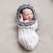 Cute Hand-knitted Baby Photography Prop Costume Sleeping Bag