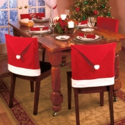 12pcs Christmas Hats Chair Covers for Table Decoration