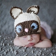 Cute Groundhog Shaped Hand-woven Photography Costume for Kids