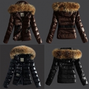 Fashion Detachable Artificial Fur Spliced Hooded Coat (Size Run Small）