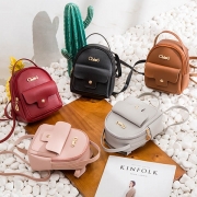 Fashion Solid Color Mini Backpack 