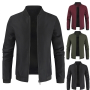 Fashion Long Sleeve Stand Collar Man's Jacket