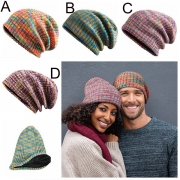 Fashion Mixed Color Couple Knit Beanies