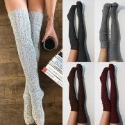 Fashion Solid Color Over-the-knee Stockings
