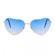 Gradient Color Love Heart Frame Fashion Sunglasses Shades