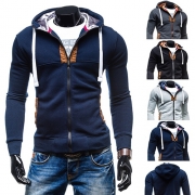 Fashion Long Sleeve Slim Fit Men's Hoodies