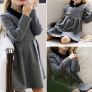 Sweet Doll Collar Long Sleeve Children Dress