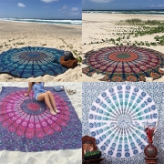 Exquisite Totem Printed Round and Rectangle Beach Towels
