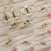 Simple Hollow Out Geometric Shaped Hairpin Hair Accessories