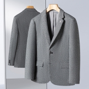 Classic Wool Business Men's Suit Jacket Blazer