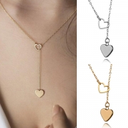 Sweet Style Heart Pendant Necklace
