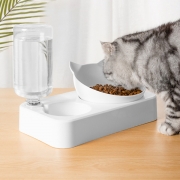 Creative Style Double Bowl Automatic Water Dispenser Feeder for Pets