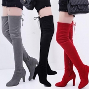 Over-the-knee boots high-heel zipper women's boots