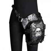 Punk Motorcycle Bag Skull Shoulder Messenger Bag Waist Bag