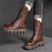 Warm Cotton High Top Thick Soled Martin Boots