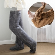 Chic Style Solid Color Plush Warm Leg Warmers