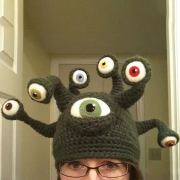 Wool Knitted Octopus Eyes Hat