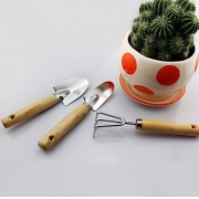 3 Pcs Metal Plating Mini Children Garden Tools 
