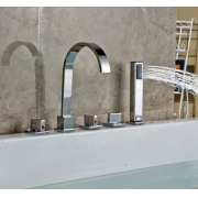 Brass Tub Faucet with Hand Shower