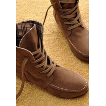 European Style Leisure Simple Pure Color Boot