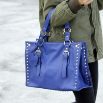 Creative Retro Rivet Shoulder Bag Messenger Bag Handbag