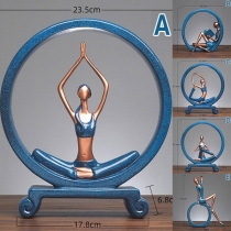 Creative Style Yoga Character Shaped Decoration Ornament