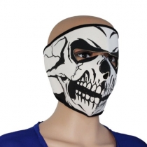 Neoprene Skull Full Face Reversible Motorcycle bicycle Mask