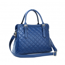 Classy Gorgeous Dimond Check Solid Color Handbag Shoulder Bag