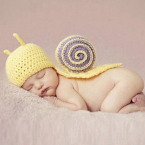 Baby Crochet Snail Beanie Cap Hats Photography Costume