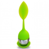 Premium Sweet Leaf Tea Infuser with Silicone Handle and Stainless Steel Ball Strainer